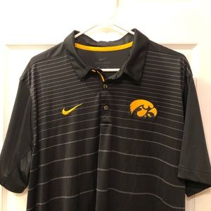 Men’s Nike Iowa Hawkeye Dri Fit Polo